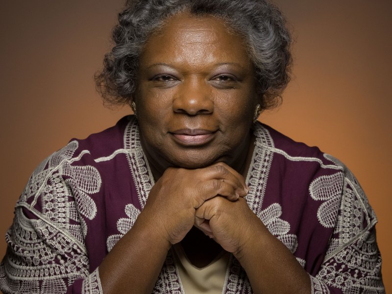 Leona Tate, 64, who helped to desegregate the Deep South when she was six years old.