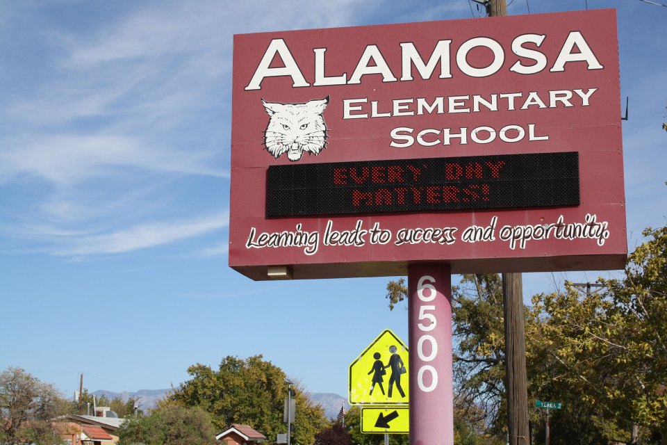 Alamosa Elementary School in Albuquerque emphasizes that “every day matters” as it aims to reduce chronic absenteeism. 